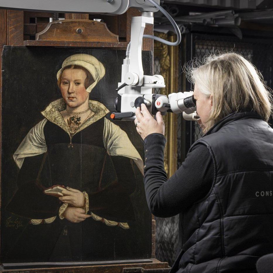 This portrait may be the only one of England's 9-day queen painted during her lifetime